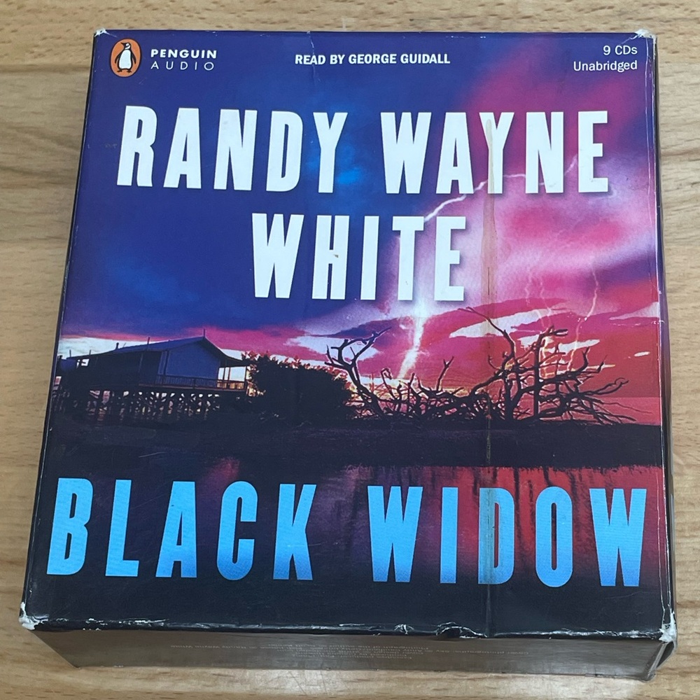 Black Widow by Randy Wayne White, Florida Audio Book, 9 CD Doc Ford Novel. 2008